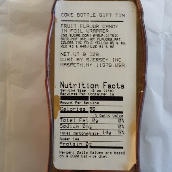 Coca Cola Coke Bottle Metal Gift Tin Vintage 1996 Preowned VG 13" - Picture 6 of 13